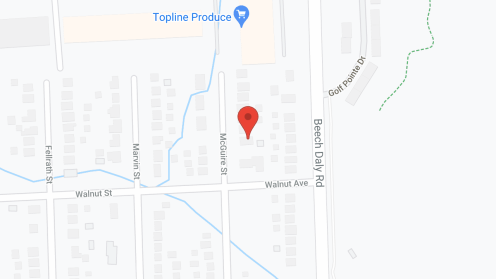 Map of the neighborhood around Heartly's TLC