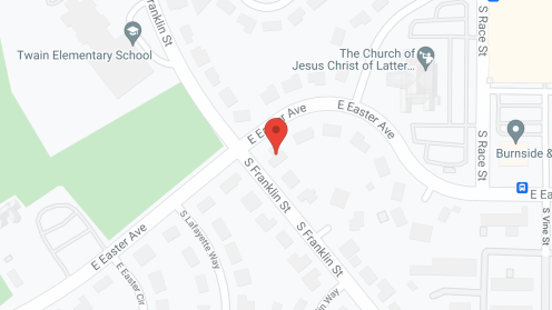 Map of the neighborhood around St. Petro Laurel Haus