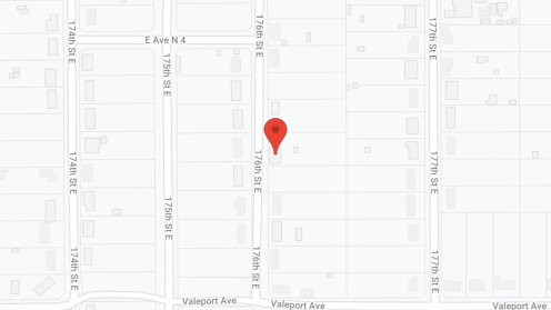 Map of the neighborhood around TLC Room and Board I