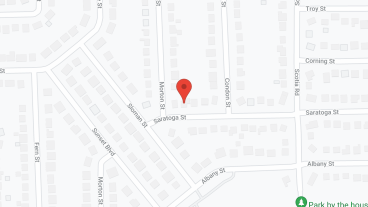 Sunset on Saratoga in google map
