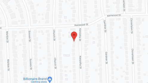Map of the neighborhood around Manor House - Kenosha