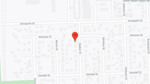 Map of the neighborhood around Walker Home