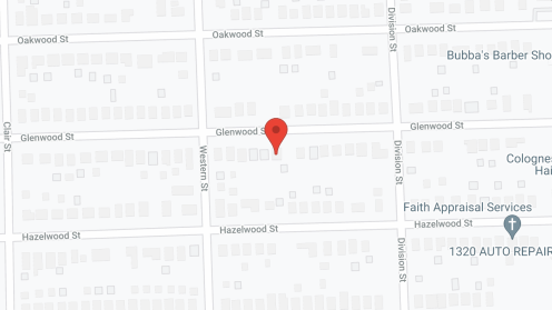 Map of the neighborhood around Glenwood Home