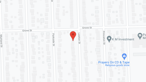 Map of the neighborhood around Hope Assisted Living III