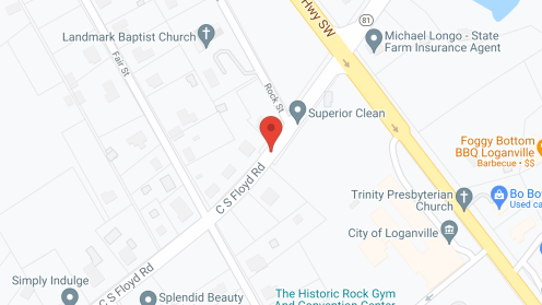 Map of the neighborhood around Choice Care - Floyd