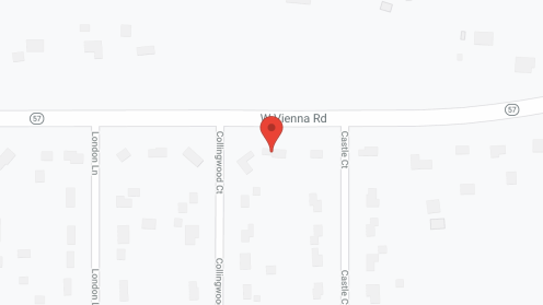 Map of the neighborhood around Bentley Manor #7