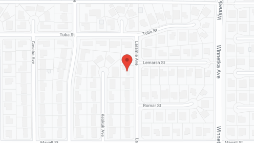 Map of the neighborhood around Laramie Manor