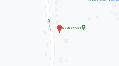 Map of the neighborhood around Hope Gardens II