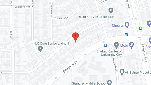 Map of the neighborhood around Santa Martha Residential