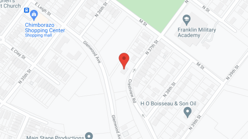 Map of the neighborhood around Forever Living ACH