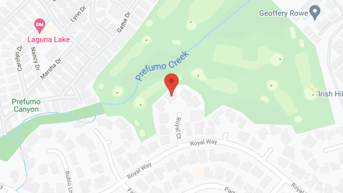 Map of the neighborhood around Aunt Carols Place