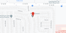 Emory Terrace in google map