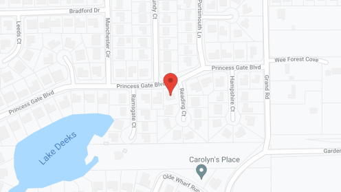 Map of the neighborhood around The View at Winter Park