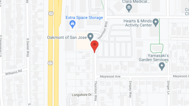Oakmont of San Jose in google map
