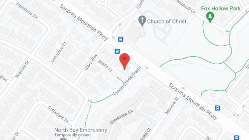 Map of the neighborhood around White Rose Manor