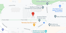 Bedford Village in google map