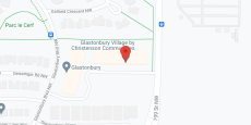 Glastonbury Village in google map