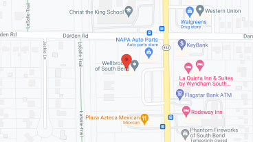 Wellbrooke of South Bend in google map