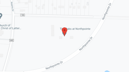 Map of the neighborhood around The Oaks at Northpointe