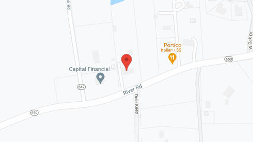 Map of the neighborhood around Ruby's House for the Aged, LLC