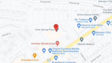 Cardinal Senior Communities at Roanoke in google map