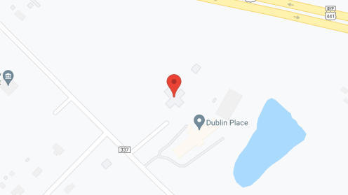 Map of the neighborhood around Dublin Square