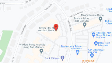 Senior Star at Wexford Place in google map
