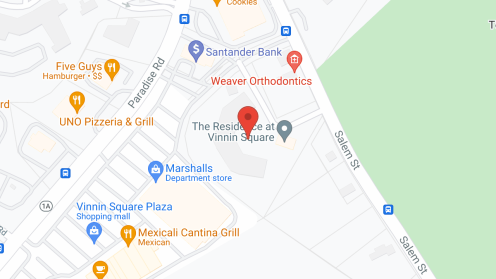 Map of the neighborhood around The Residence at Vinnin Square