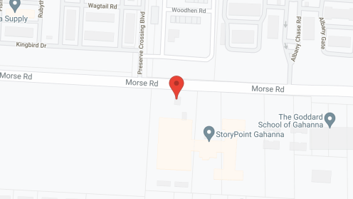 Map of the neighborhood around StoryPoint Gahanna