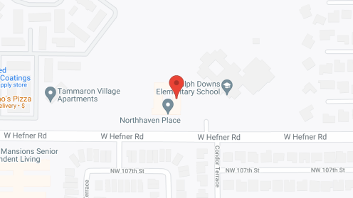 Map of the neighborhood around Morada Lake Hefner