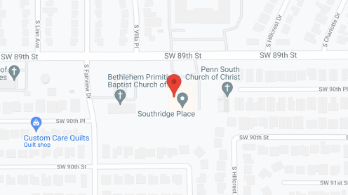 Map of the neighborhood around Morada Southridge