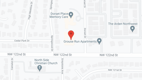 Map of the neighborhood around Dorset Place Assisted Living
