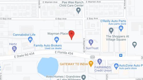 Map of the neighborhood around Wayman Place