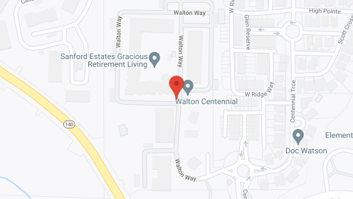 Map of the neighborhood around Sanford Estates