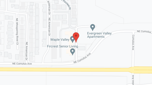 Map of the neighborhood around Maple Valley Memory Care