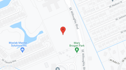 Map of the neighborhood around Symphony at Stuart