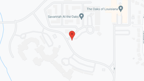 Map of the neighborhood around Live Oak Retirement Community