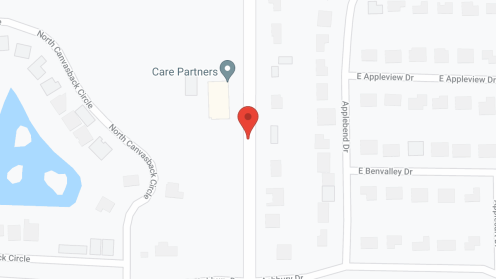 Map of the neighborhood around Care Partners Memory Care - Appleton