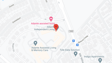 Adante Independent Living in google map