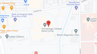 The Heritage Tomball Senior Living in google map