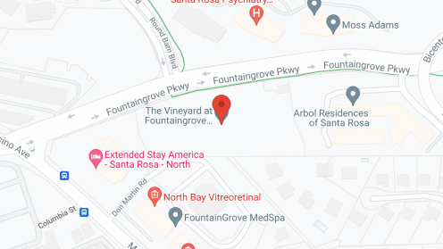 Map of the neighborhood around The Vineyard at Fountaingrove