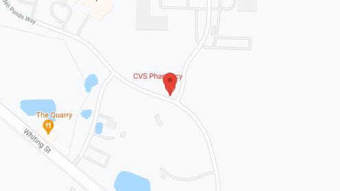 Map of the neighborhood around Linden Ponds Retirement Community
