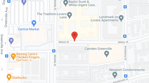 Map of the neighborhood around The Tradition - Lover's Lane
