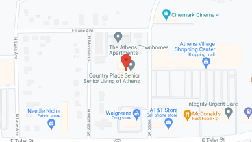 Country Place Senior Living of Athens in google map