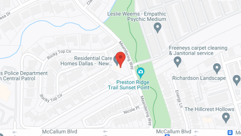 Map of the neighborhood around New Horizon Homes