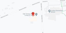 Oak Terrace Senior Living Jordan in google map