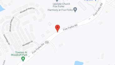 Harmony at Five Forks in google map