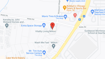 Vitality Living Milton in google map