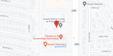 Avanti Senior Living at Flower Mound in google map