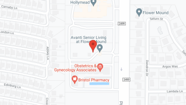 Avanti Senior Living at Flower Mound in google map